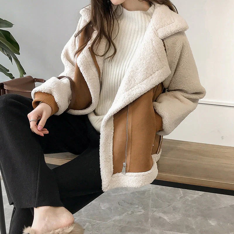 Oversized Sherpa Winter Jacket